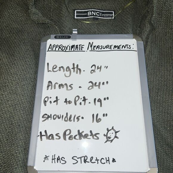 BNCI Blanc Noir Womens Open Front Waterfall Asymmetric Cardigan Green Sweater Lg - Picture 4 of 16